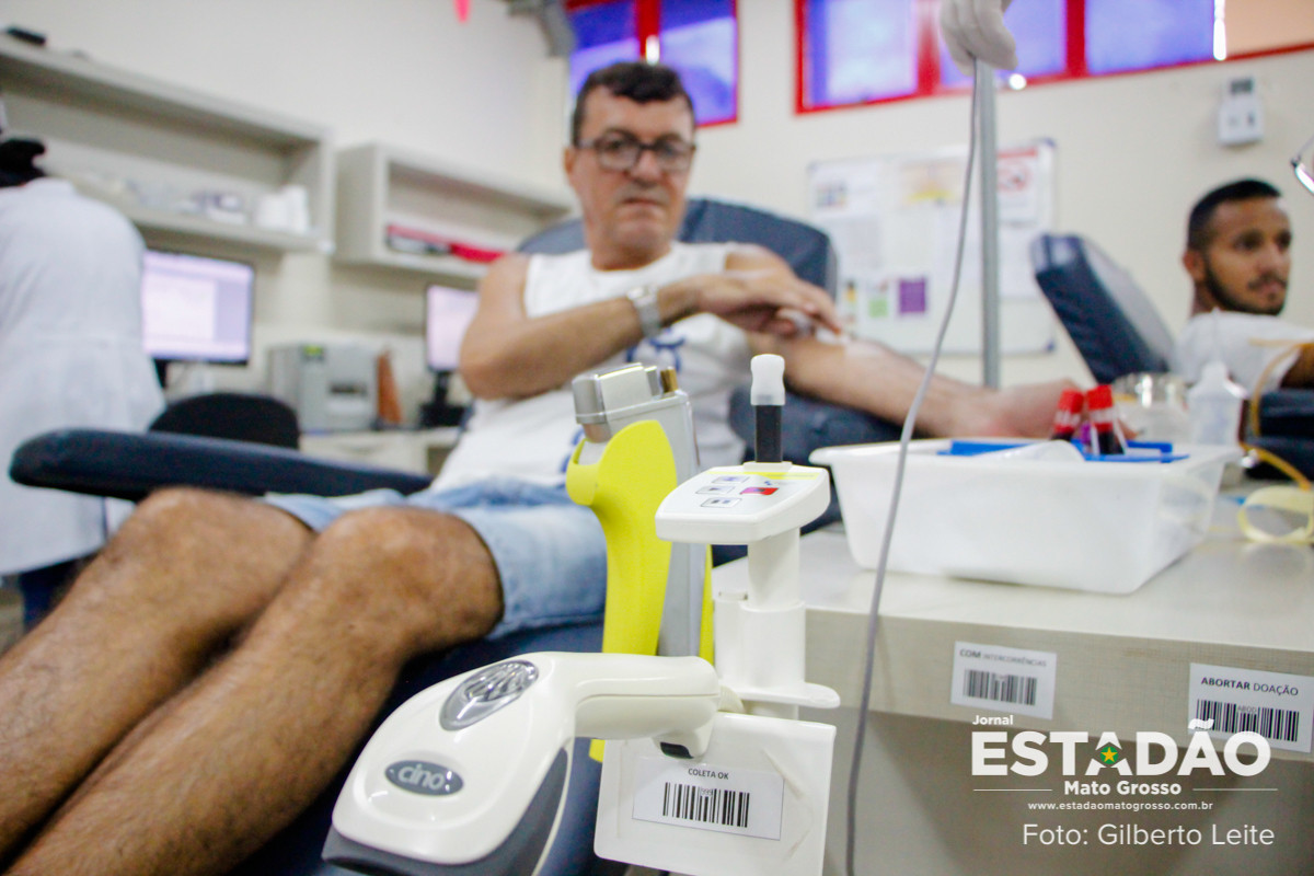 MT Hemocentro realizará coletas de sangue em todos os sábados do mês de