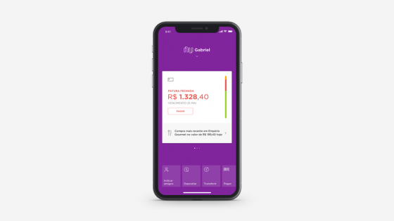 Aplicativo do Nubank 