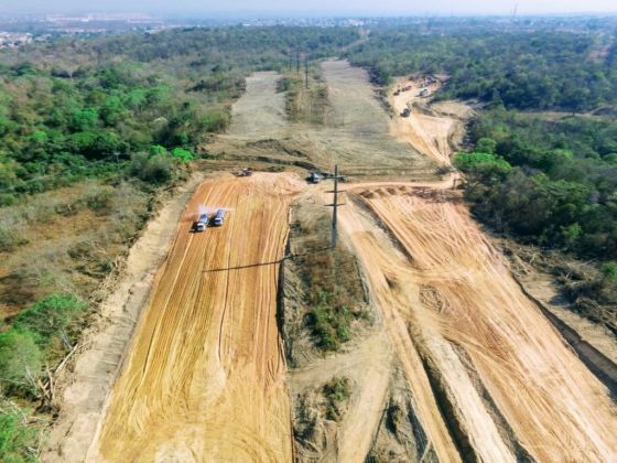 Avenida contorno leste obras