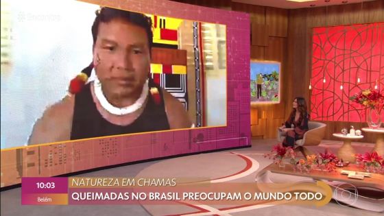 lider indigena encontro fatima