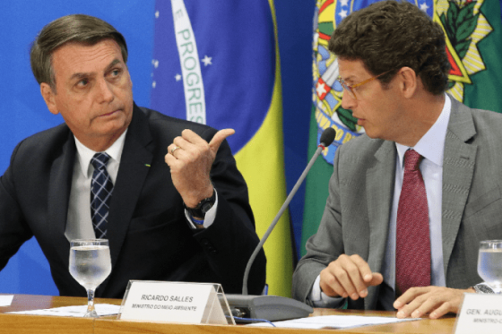 Bolsonaro e Ricardo Salles