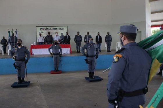 Posse comando da PM em Água Boa