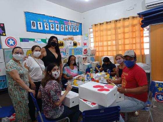 Professores de escola 