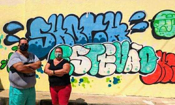 Os coordenadores pedagógicos Cristiano Rocha Soares e Luzia Selma