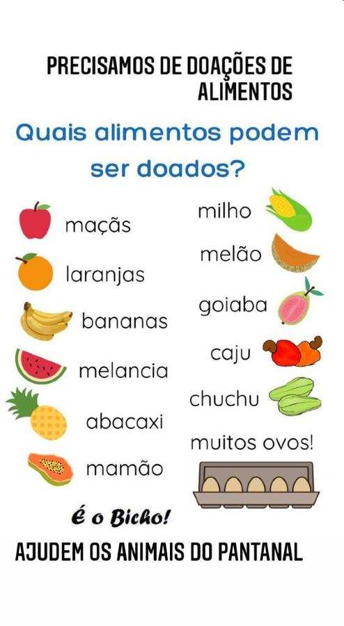 alimentos pantanal