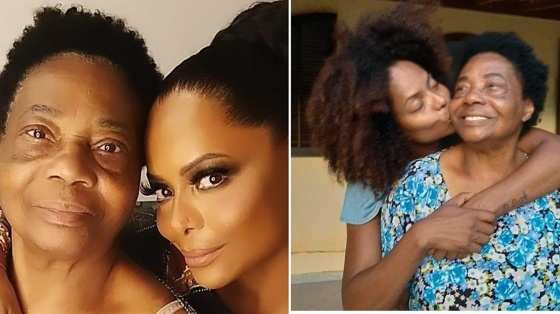 Adriana bombom e mãe