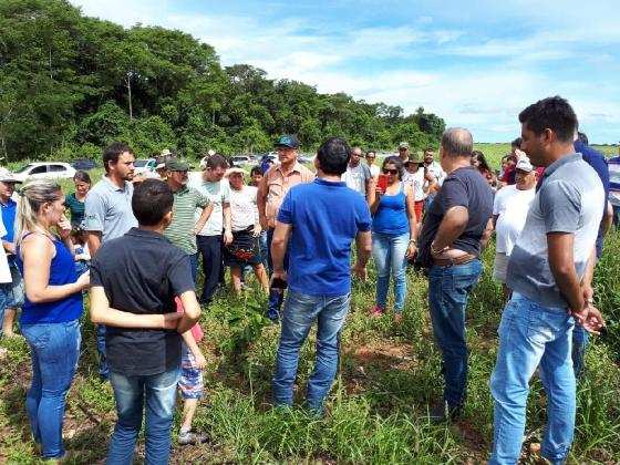 Registro das primeiras visitas que os beneficiários do crédito fundiário fizeram na fazenda Fênix II.