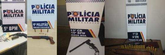 apreensão armas de fogo