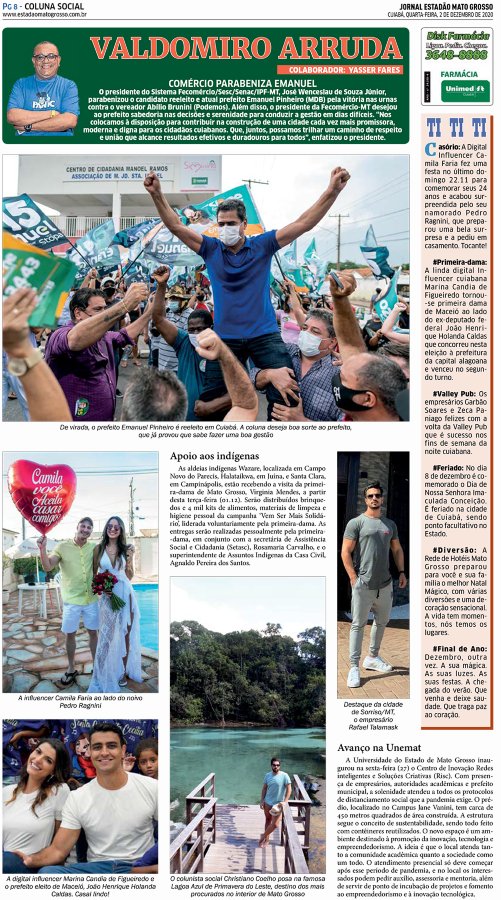 Coluna Social: 02-12-2020
