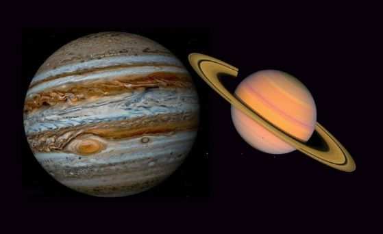 conjunção de Júpiter e Saturno,