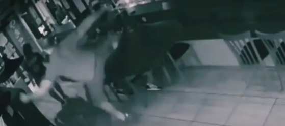 Homem agressão restaurante 