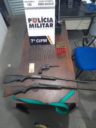 Caça e arma 