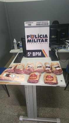 carne apreendida furto