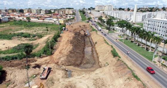 avenida dos trabalhadores obra