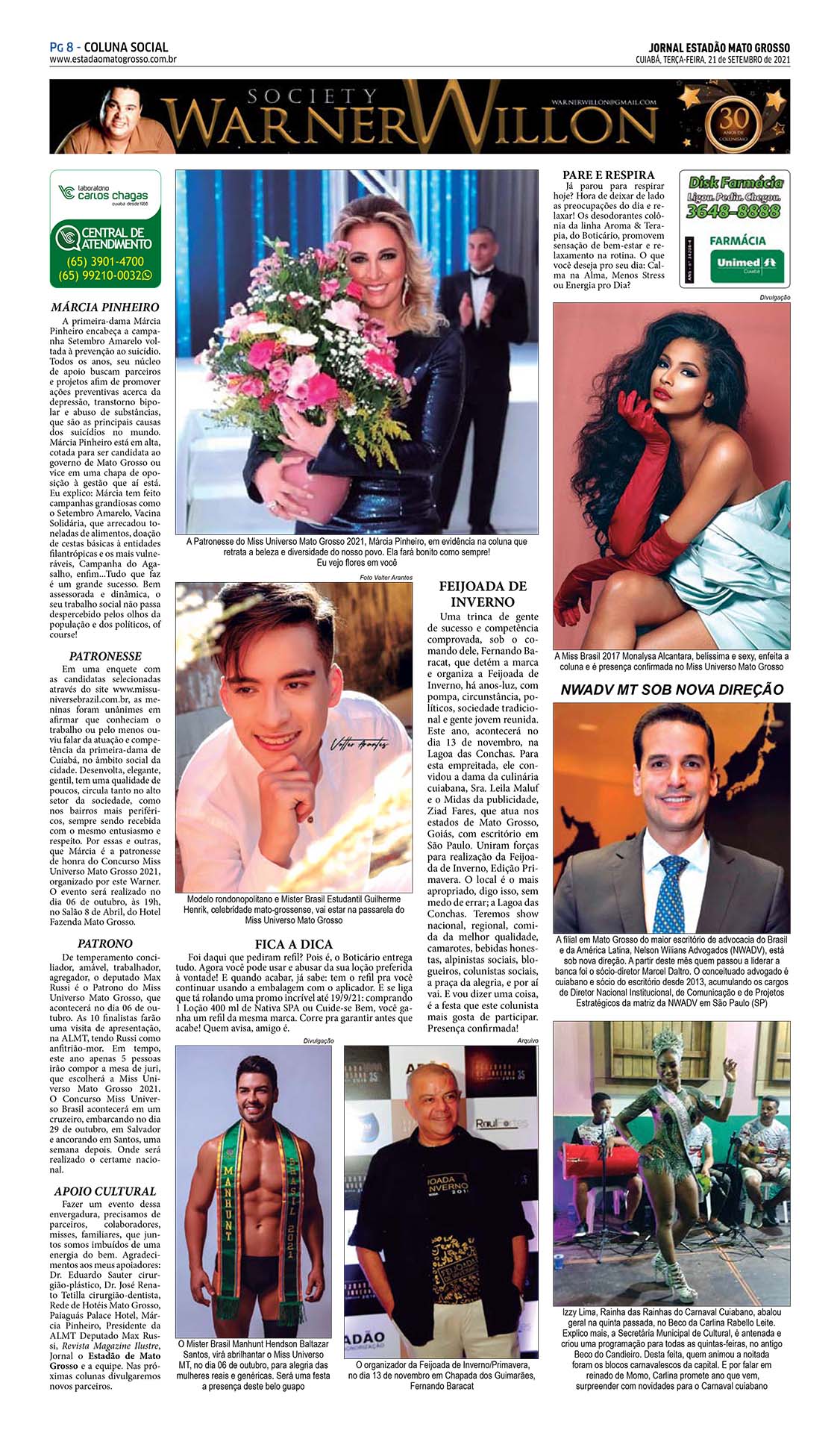 Coluna Social: 21-09-2021