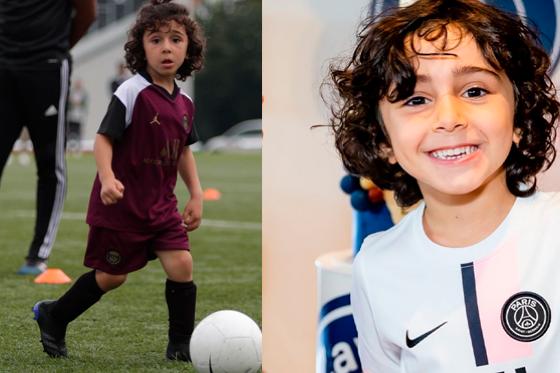 O garoto se tornou o atleta mais jovem a assinar com uma academia de futebol