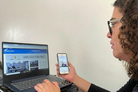 Home Office computador digital trabalho em casa