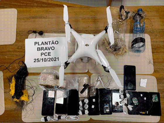 Drone apreendido 
