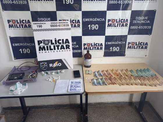 droga apreensão flagrante 