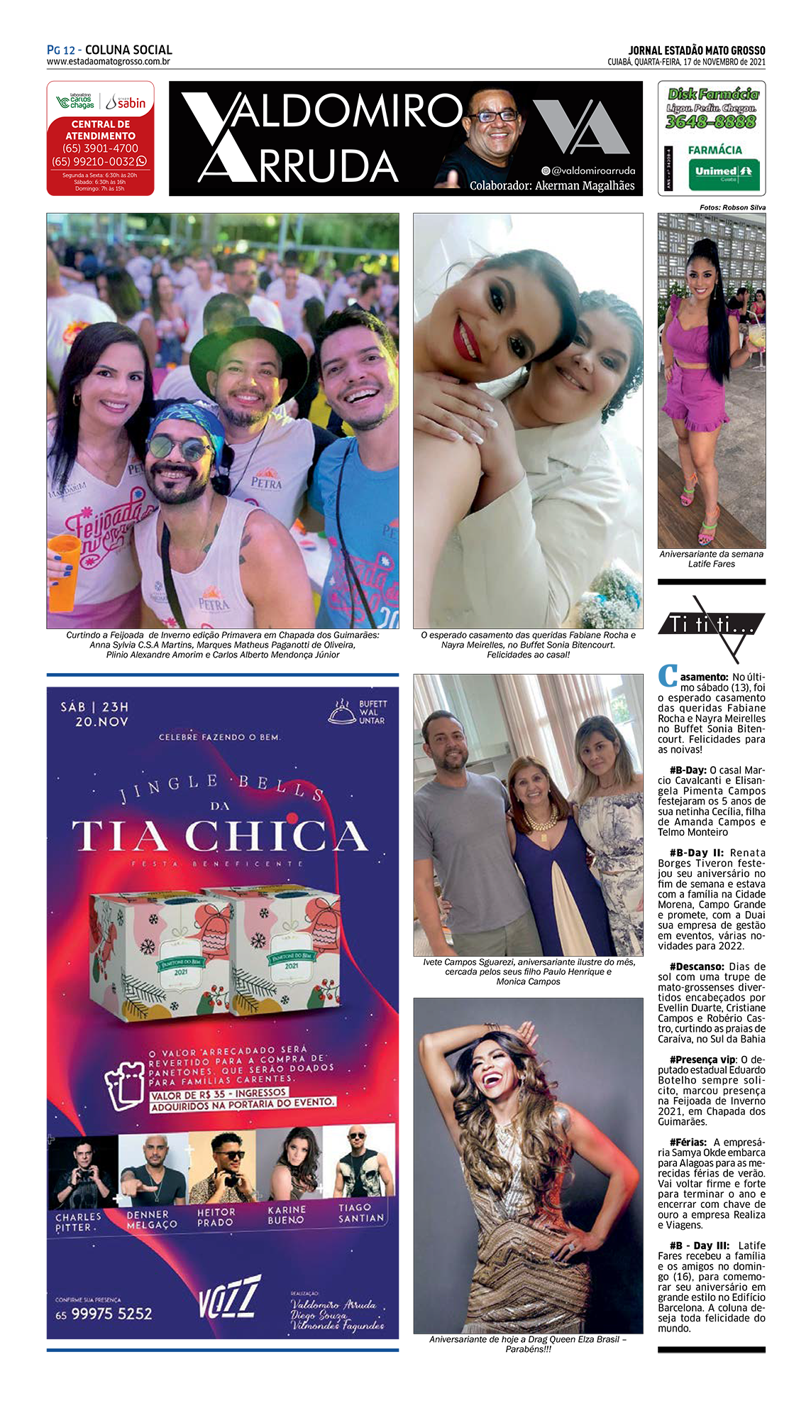 Coluna Social:17-11-2021