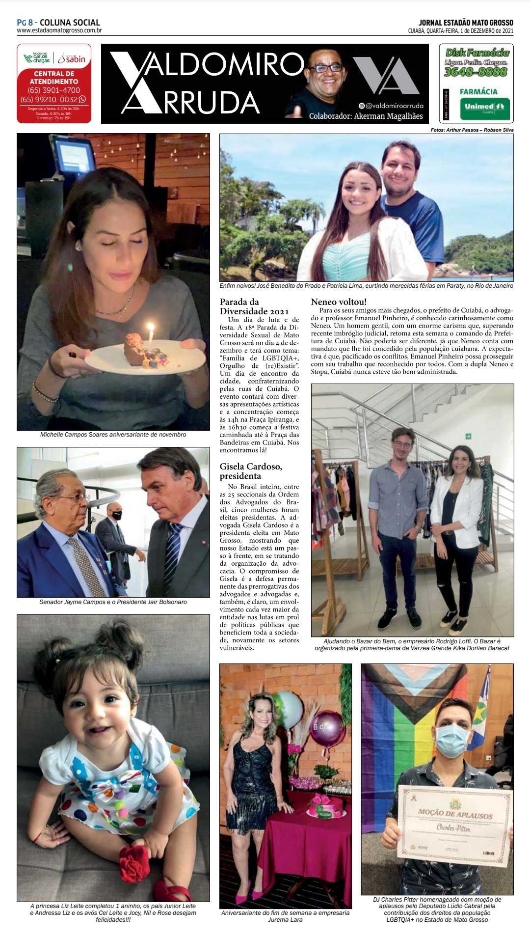 Coluna Social: 01-12-2021