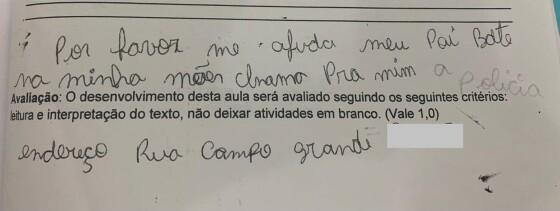 bilhete de socorro 