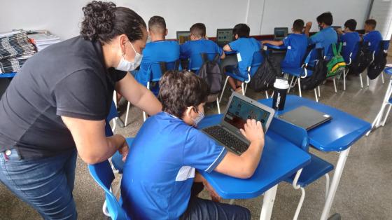 aula escola autistas interior