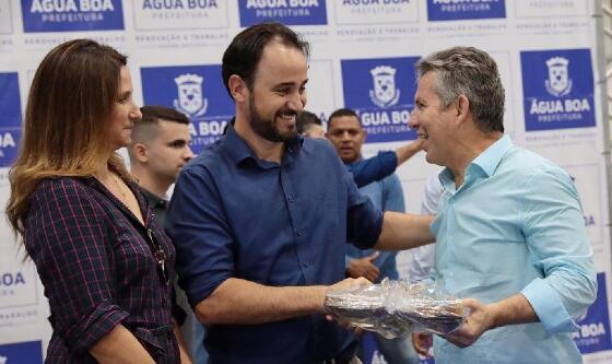 Mauro mendes e Prefeito de Água Boa