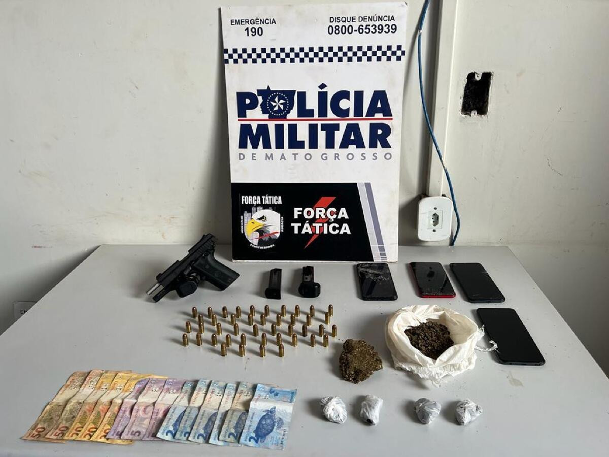 Integrante De Organização Criminosa é Preso Com Arma De Fogo E Drogas Escondidas Em Casa 9283