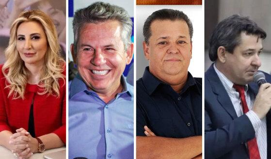 quatro candidatos ao governo