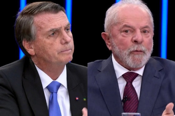 Lula e Bolsonaro - JN