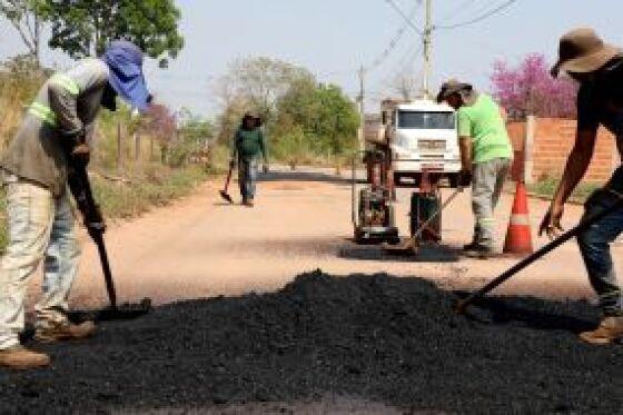 Operação tapa buraco Cuiabá