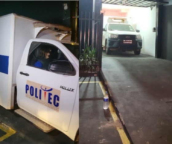 montagem estande força e honra