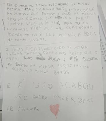 carta de criança