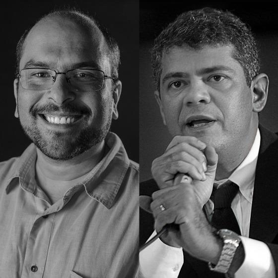 Fábio Horácio-Castro e Diogo Monteiro, vencedores do ‘Prêmio Sesc de Literatura 2021