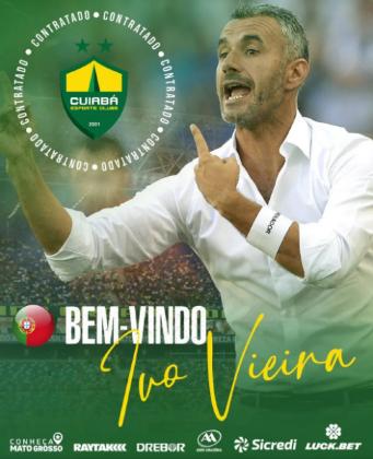 Cuiabá anuncia contratação do técnico português Ivo Vieira