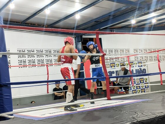 Amistoso de boxe em Cuiabá