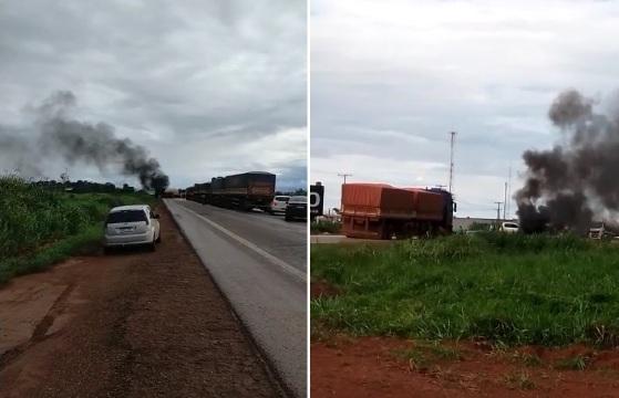 bolsonaristas fecham rodovia