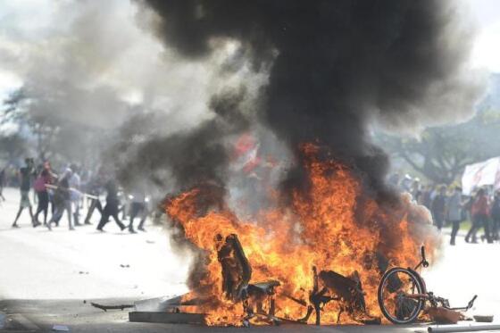 protestos 2017 esquerda