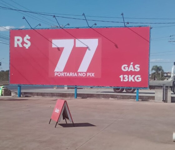 gás de R$ 77