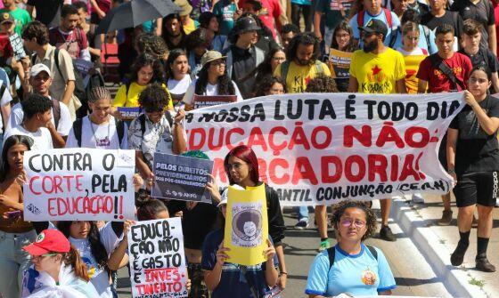 PROTESTO ESTUDANTES BRASÍLIA 11082023