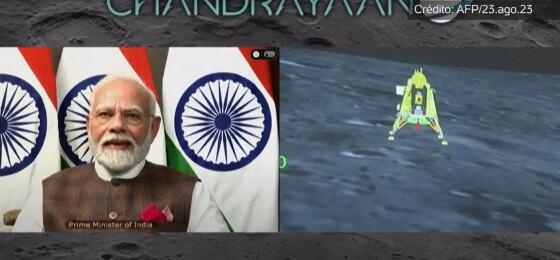 Índia se torna o 1° país a pousar no lado escuro da lua