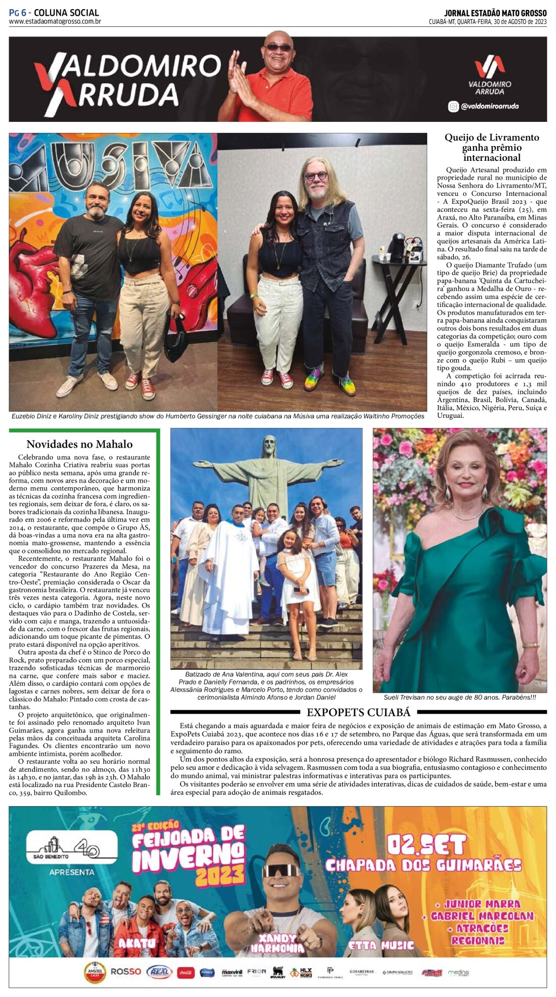 Coluna Social: 30-08-2023