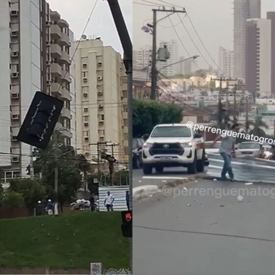 Estragos após temporal em Cuiabá