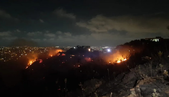 Incêndio em Parque