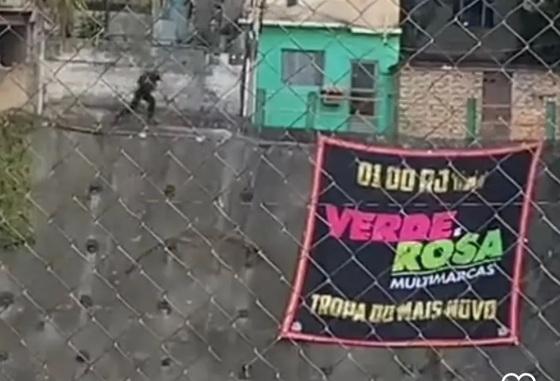 troca de tiros policial RJ 