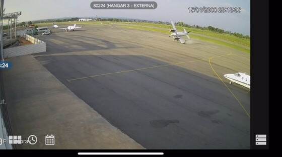 Acidente em hangar de Cuiabá