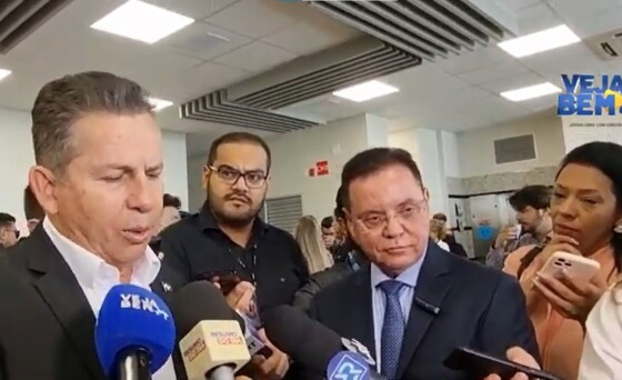 Mauro Mendes e Eduardo Botelho