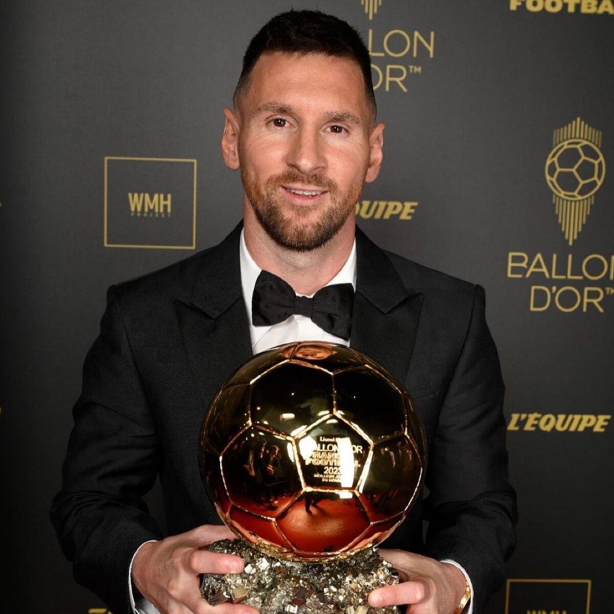 Messi conquista Bola de Ouro da France Football pela oitava vez ...