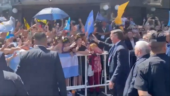 bolsonaro recebido argentina